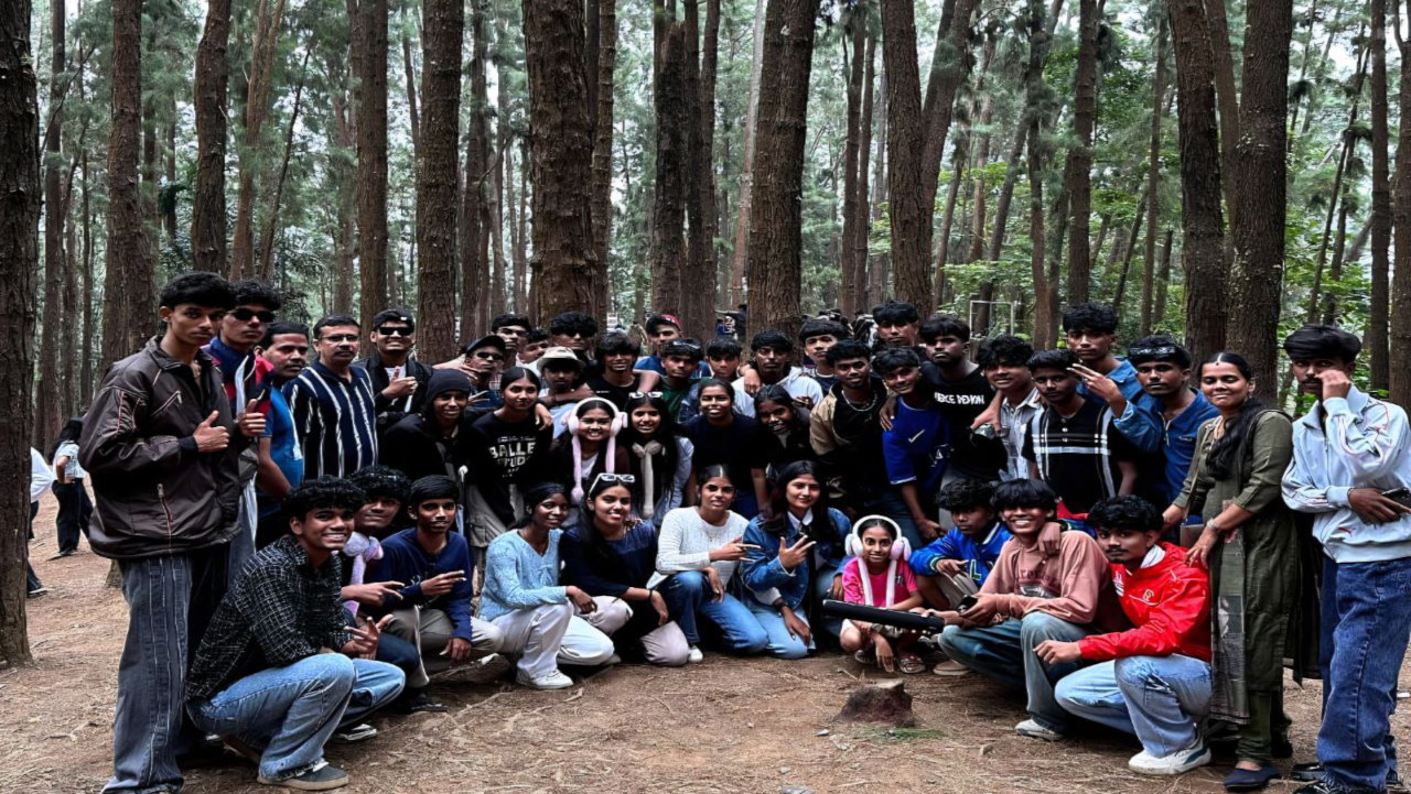 Students at Pine Forest